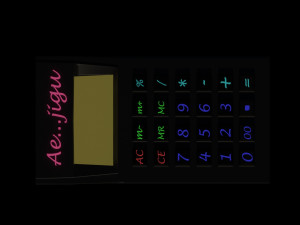 calculator 3D मॉडल