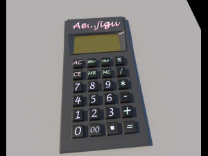 calculator 3D Model