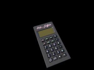 calculator 3D Model