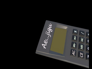 calculator 3D मॉडल