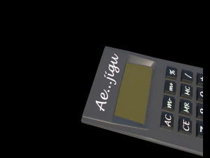 calculator 3D Model