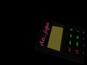 calculator 3D Model