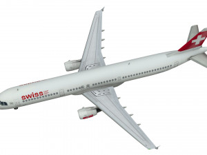 lowpoly a321 airplane 3D Model