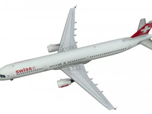 lowpoly a321 airplane 3D Model