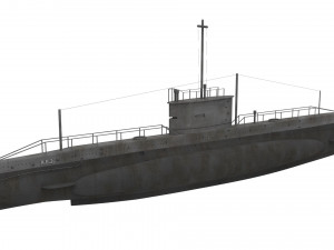 ae2 australia submarine 3D Model