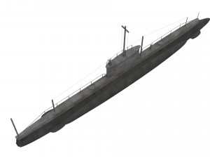 ae2 australia submarine Modèle 3D