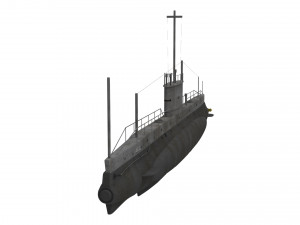 ae2 australia submarine Modèle 3D