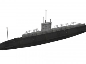 b11 submarine  3D Model