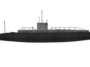 b11 submarine Modèle 3D