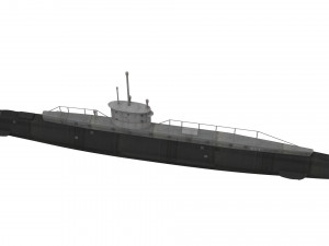 b11 submarine Modèle 3D