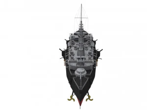 french battleship bouvet 3D Model