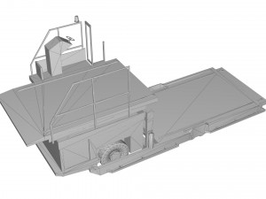 commander 15i loader lowpoly 3D Model