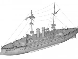 hms goliath 3D Model