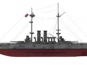 hms goliath 3D Model