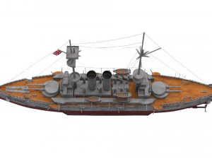 hms goliath 3D Model
