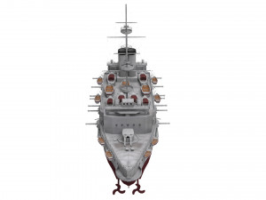 majestic-class battleship 3D मॉडल