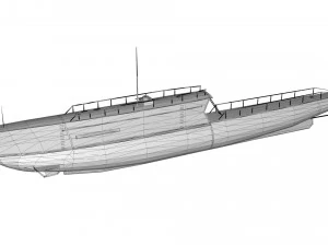 majestic-class battleship 3D Model