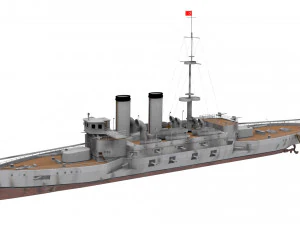 mesudiye otomano blindado Modelo 3D