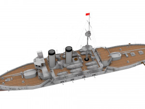 ottoman ironclad mesudiye 3D Model