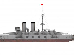 ottoman ironclad mesudiye 3D Model