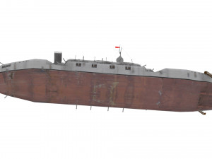 ottoman ironclad mesudiye 3D Model