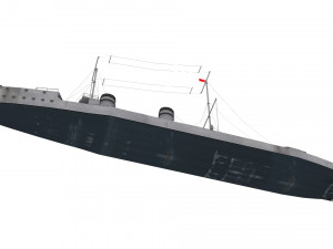 ottoman destroyer muavenet-i milliye Modelo 3D