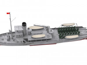 nusret mine ship Model 3D