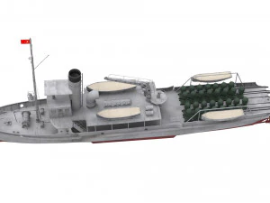 nusret mine ship 3D Model