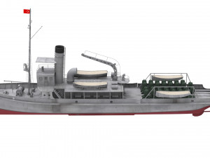 nusret mine ship Model 3D