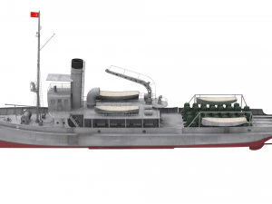 nusret mine ship 3D Model