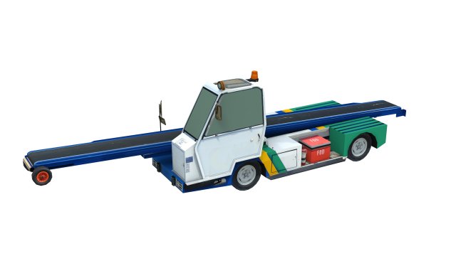 lowpoly electric belt loader ermanbl 3Dモデル .c4d .max .obj .3ds .fbx .stl .blend 