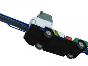lowpoly electric belt loader ermanbl 3D Model