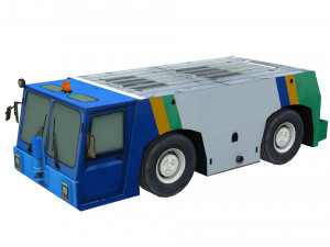 lowpoly pushback tld tmx 400 3D 模型