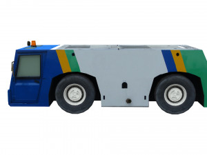 lowpoly pushback tld tmx 400 3D Model