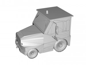 lowpoly tug aviation equip m1a50 Model 3D
