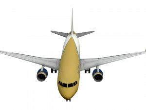 lowpoly airbus a320 3D Модель