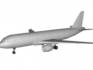 lowpoly airbus a320 3D Модель