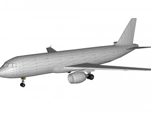 airbus a320 lowpoly Modelo 3D