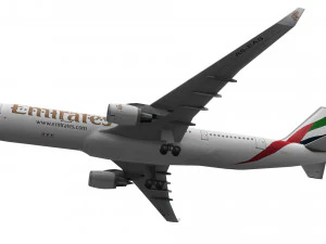 lowpoly airbus a330 3D Model