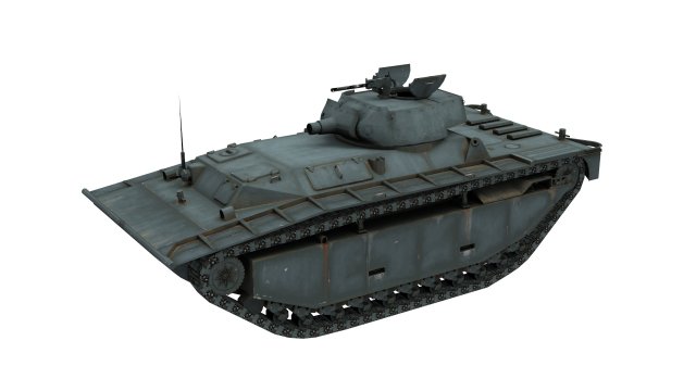 lowpoly lvta4 light tank 3D मॉडल .c4d .max .obj .3ds .fbx .stl .blend 