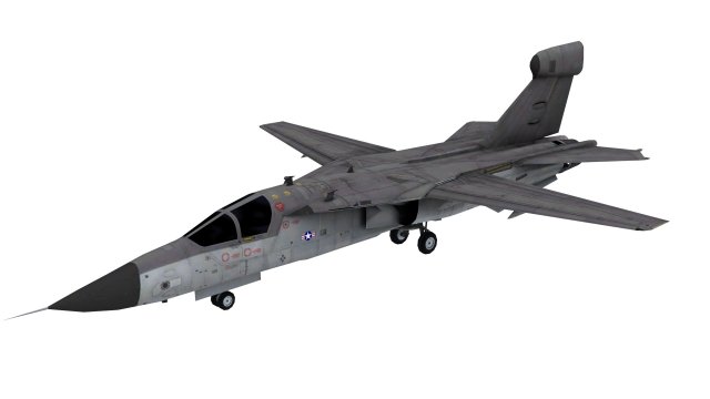 lowpoly ef-111a raven aircraft 3Dモデル .c4d .max .obj .3ds .fbx .stl .blend 