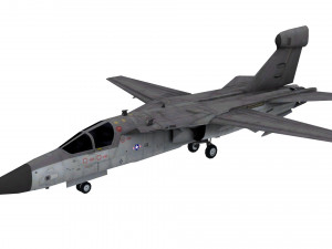 lowpoly ef-111a raven aircraft 3Dモデル