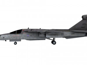 lowpoly ef-111a raven aircraft 3Dモデル