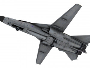 lowpoly ef-111a raven aircraft 3Dモデル