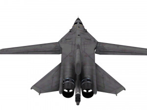 lowpoly ef-111a raven aircraft 3Dモデル