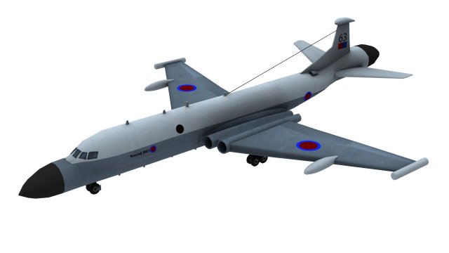lowpoly nimrod aew3 3D Model .c4d .max .obj .3ds .fbx .stl .blend 