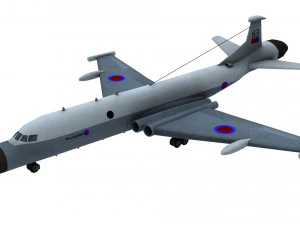 lowpoly nimrod aew3 Model 3D