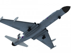 lowpoly nimrod aew3 3D Model