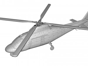 lowpoly hirundo a109 helicopter 3D 모델