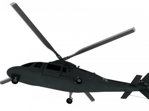 lowpoly hirundo a109 helicopter 3D 모델